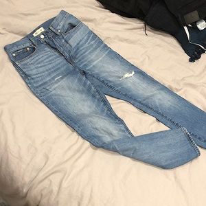 Madewell 11in High Rise Rigid Skinny Jean